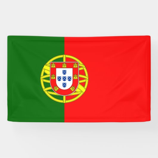 Portugese vlag (Portugal) Spandoek (Horizontaal)