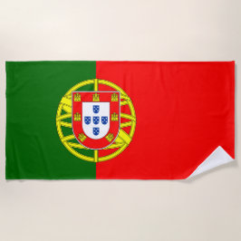 Portugese vlag (Portugal) Strandlaken