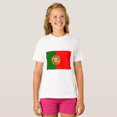 Portugese vlag (Portugal) T-shirt (Voorkant volledig)