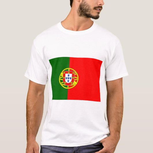 Portugese vlag (Portugal) T-shirt (Voorkant)