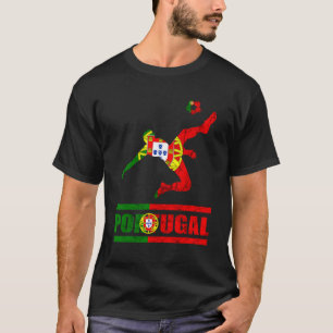Portugese vlag Portugal Voetbal Portugees Pride P T-shirt