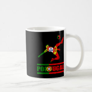Portugese Vlag Portugal Voetbal Portugese Trots P Koffiemok