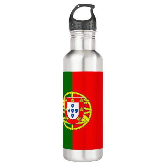 Portugese vlag (Portugal) Waterfles (Voorkant)