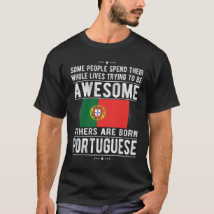 Portugese vlag Portugese monumenten T-shirt