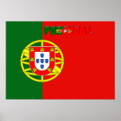 Portugese vlag poster (Voorkant)