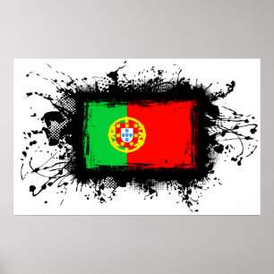 Portugese vlag poster