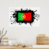 Portugese vlag poster (Keuken)