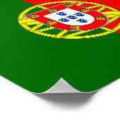 Portugese vlag poster (Hoek)