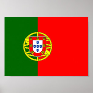 Portugese vlag poster