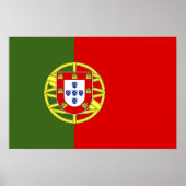 Portugese vlag poster (Voorkant)