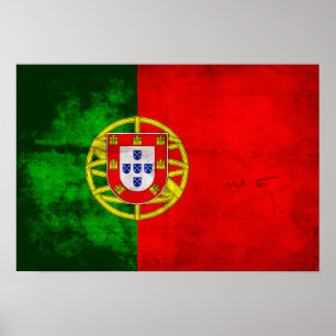 Portugese vlag poster