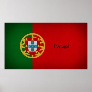 Portugese vlag poster