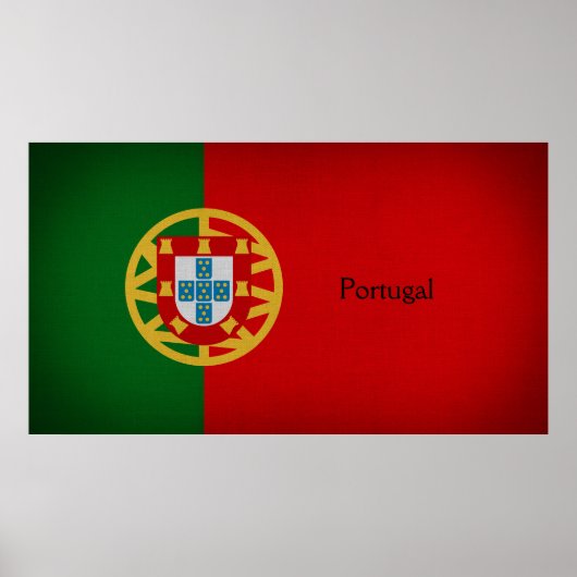 Portugese vlag poster (Voorkant)