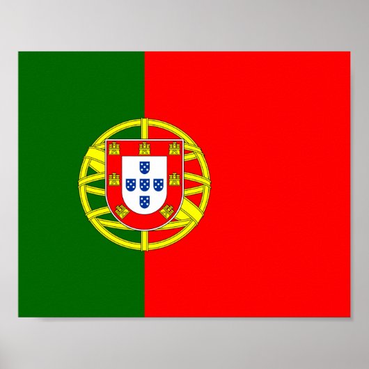 Portugese vlag poster (Voorkant)