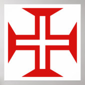 Portugese vlag poster (Voorkant)