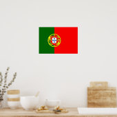Portugese vlag poster (Keuken)