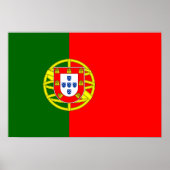 Portugese vlag poster (Voorkant)