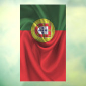 Portugese vlag raamsticker (Vel 3)
