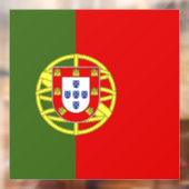 Portugese vlag raamsticker (Vel 2)