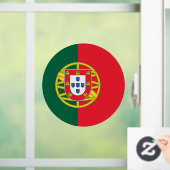 Portugese vlag raamsticker (Huis)