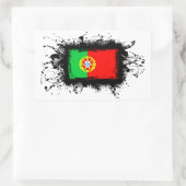 Portugese vlag rechthoekige sticker (Tas)