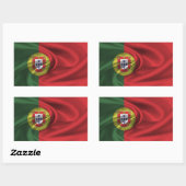 Portugese vlag rechthoekige sticker (Vel)