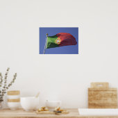 Portugese vlag RF) Poster (Keuken)