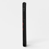 Portugese vlag schedel op zwart Case-Mate iPhone case (Achterkant/links)