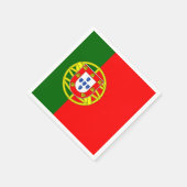Portugese vlag servet (Hoek)