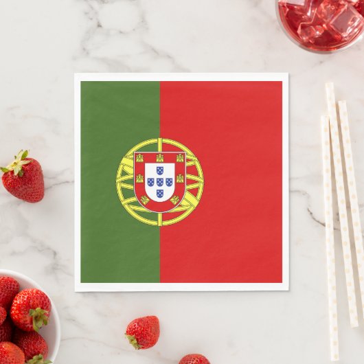 Portugese vlag servet (Insitu)