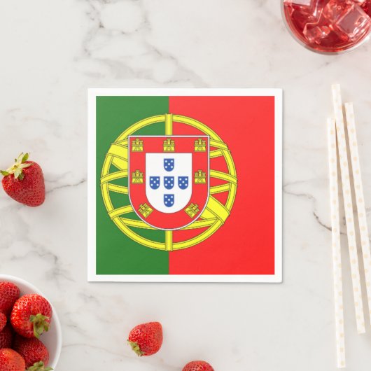 Portugese vlag servetten (Insitu)