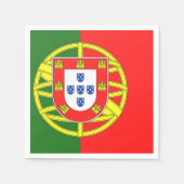 Portugese vlag servetten (Voorkant)
