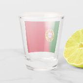 Portugese vlag shot glas (Achterkant)