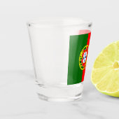 Portugese vlag shot glas (Links)