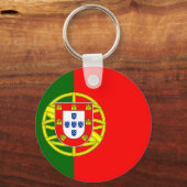 Portugese vlag sleutelhanger (Voorkant)