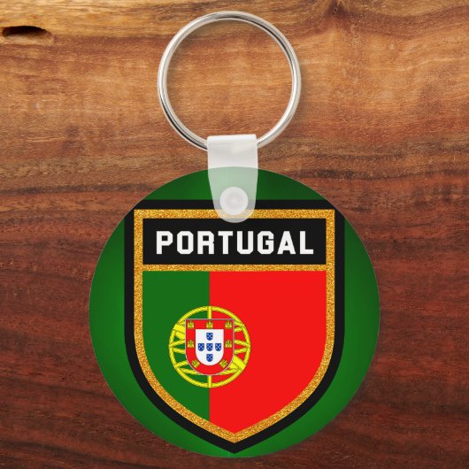 Portugese vlag sleutelhanger (Voorkant)