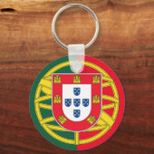 Portugese vlag sleutelhanger (Voorkant)