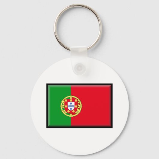 Portugese vlag sleutelhanger (Voorkant)