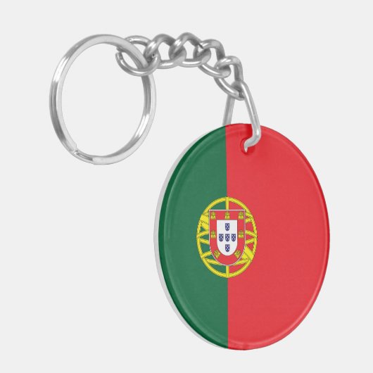 Portugese vlag sleutelhanger (Voorkant Links)
