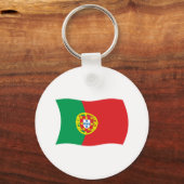 Portugese Vlag Sleutelhanger (Voorkant)