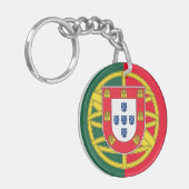 Portugese vlag sleutelhanger (Voorkant Links)