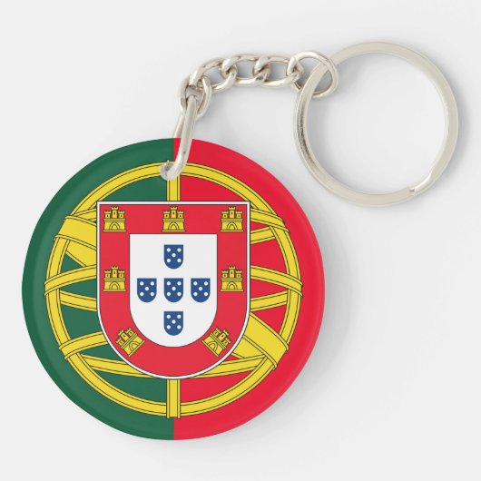 Portugese vlag sleutelhanger (Achterkant)