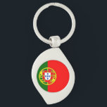 Portugese vlag sleutelhanger<br><div class="desc">Portugese vlag</div>