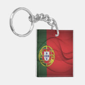 Portugese vlag sleutelhanger (Voorkant Links)