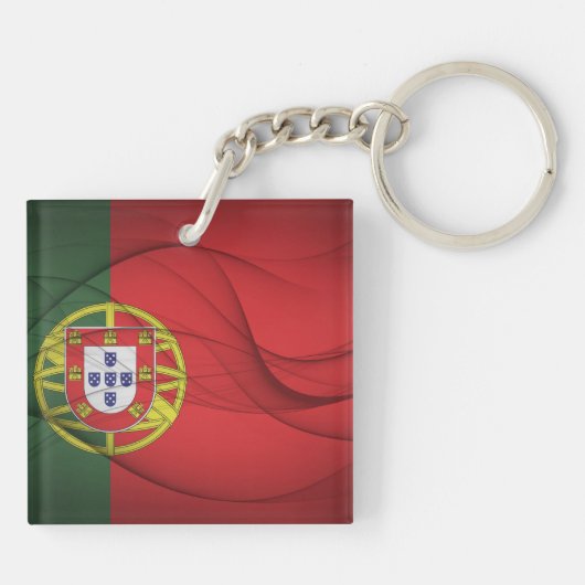 Portugese vlag sleutelhanger (Achterkant)