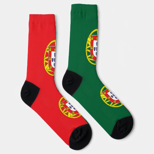 Portugese vlag sokken (Rechts)