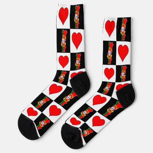 Portugese vlag sokken (Links)