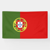 Portugese vlag spandoek (Horizontaal)