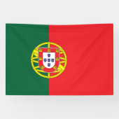Portugese vlag spandoek (Horizontaal)