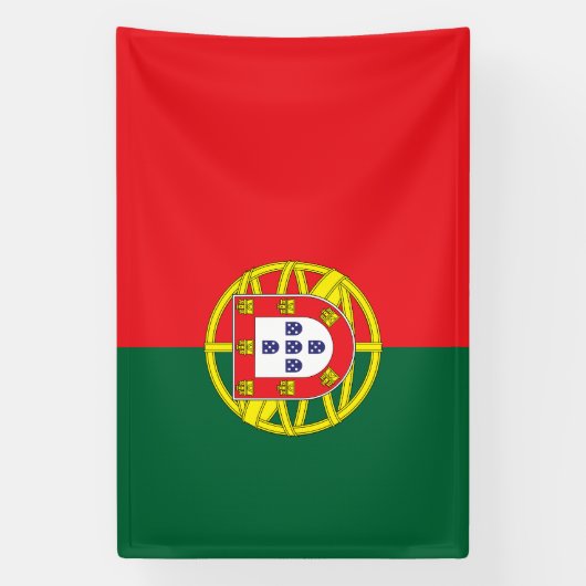 Portugese vlag spandoek (Verticaal)